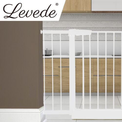 Levede Baby Safety Gate Adjustable Pet White 20cm Extension - Image 7