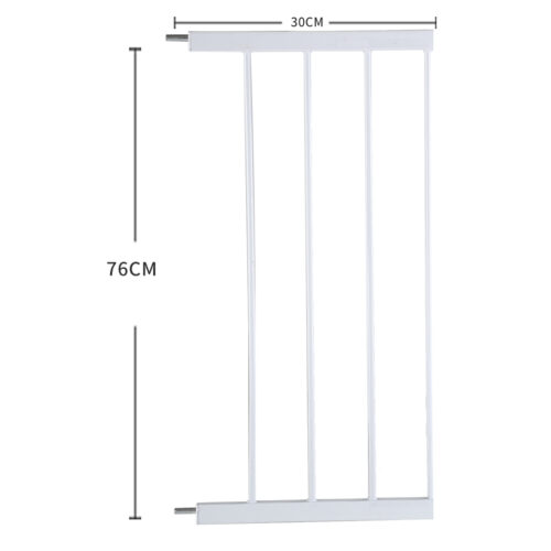 Levede Baby Safety Gate Adjustable Pet White 30cm Extension - Image 3