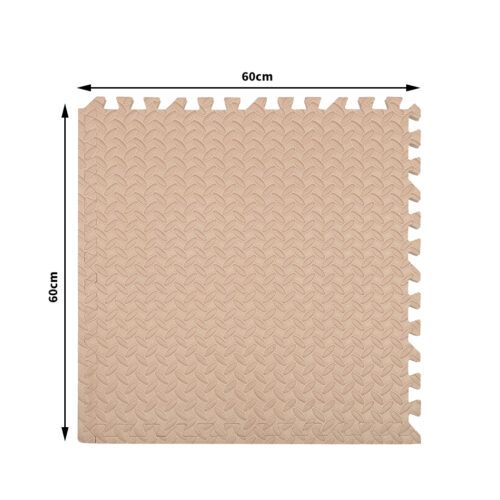 Bopeep EVA Foam Kids Play Mat Floor Beige - Image 3