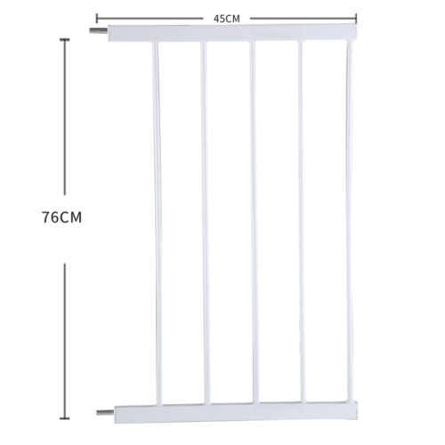 Levede Baby Safety Gate Adjustable Pet White 45cm Extension - Image 3