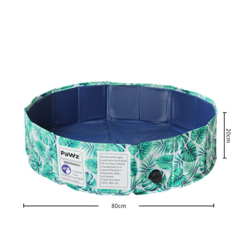 PaWz 80cm Pet Dog Swimming Pool Cat M Medium - Image 3