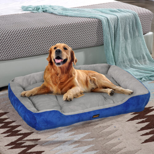 PaWz Pet Bed Dog Beds Bedding Mattress XL Navy X Large - Image 8