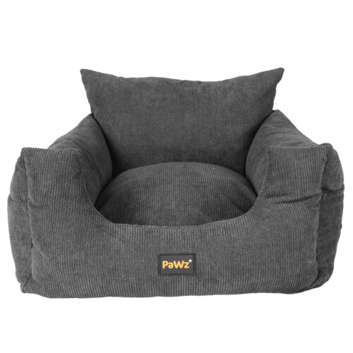 PaWz Pet Car Booster Seat Dog Protector M Grey Medium - Image 2
