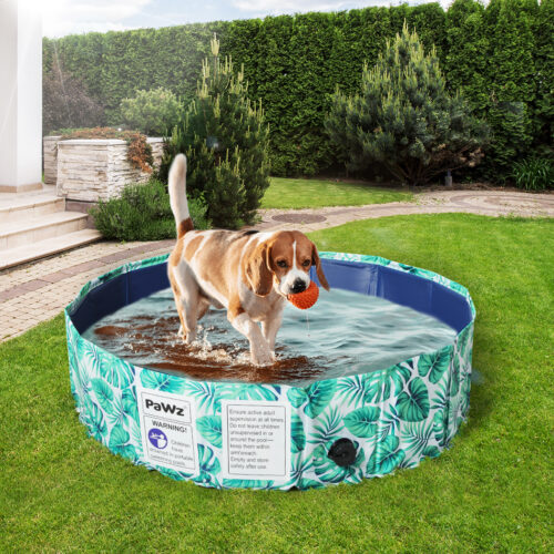 PaWz 100cm Pet Dog Swimming Pool Cat L Large - Image 8