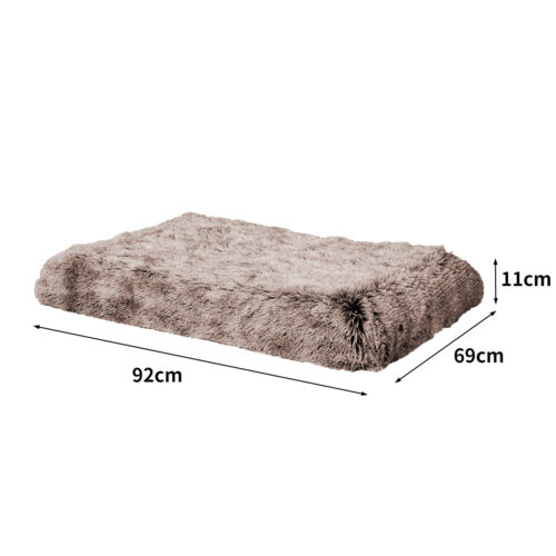 PaWz Dog Mat Pet Calming Bed Memory M Coffee Medium - Image 3