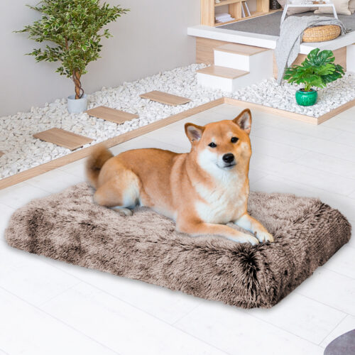 PaWz Dog Mat Pet Calming Bed Memory M Coffee Medium - Image 8