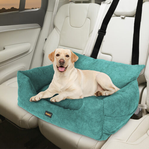 PaWz Pet Car Booster Seat Dog Protector L Green Large - Image 7