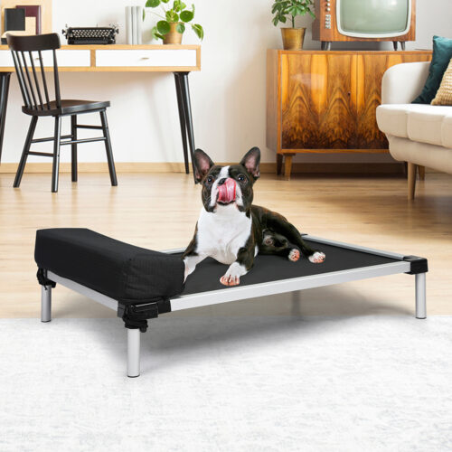 PaWz Pet Trampoline Aluminium Frame M Black Medium - Image 8