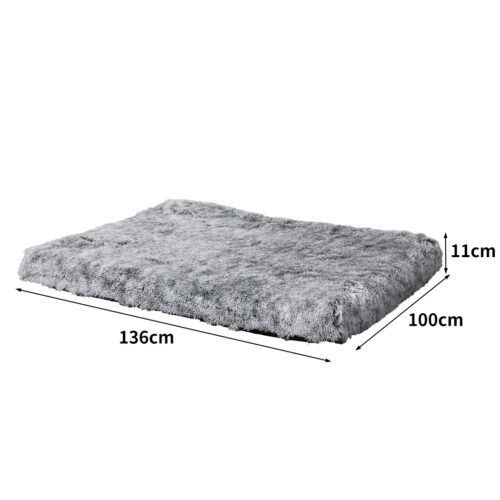 PaWz Dog Mat Pet Calming Bed Memory XL Charcoal X-Large - Image 3