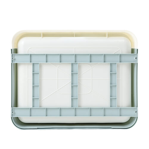 PaWz Foldable Cat Litter Box Tray Enclosed Blue - Image 4