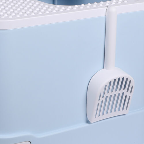 PaWz Cat Litter Box Fully Enclosed Kitty Blue - Image 6