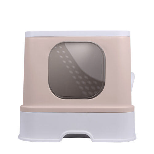 PaWz Cat Litter Box Fully Enclosed Kitty Coffee - Image 2