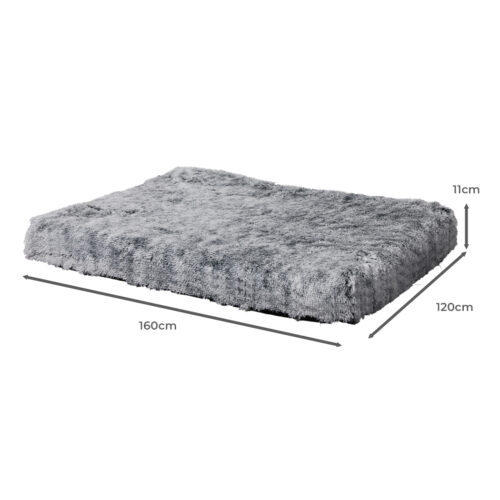 PaWz Dog Mat Pet Calming Bed Memory XXL Charcoal XX-Large - Image 3