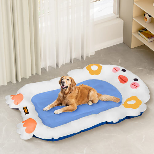 PaWz Pet Cooling Mat Dog Cat Human Size Blue - Image 8