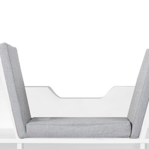 Levede Kids Bookcase Toys Box Shelf White - Image 5