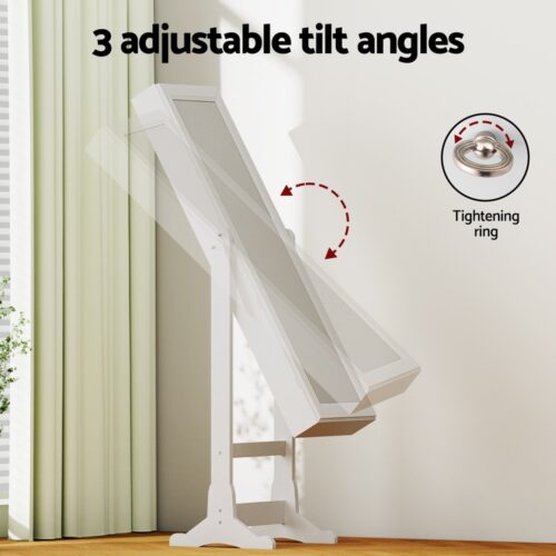 Artiss Jewellery Cabinet Mirror Free Standing - Image 6