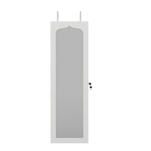 Artiss Jewellery Cabinet LED Mirror Lockable - Image 5