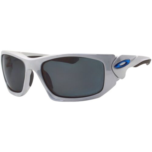 Oakley Custom Scalpel White Chrome Grey Polarized Lens Mens Collector Sunglasses - Image 2