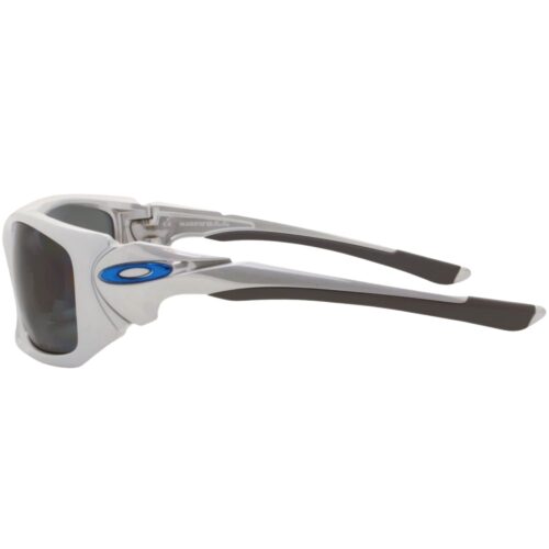 Oakley Custom Scalpel White Chrome Grey Polarized Lens Mens Collector Sunglasses - Image 3