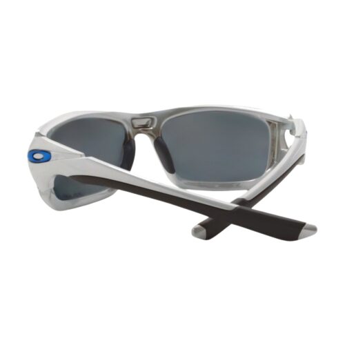 Oakley Custom Scalpel White Chrome Grey Polarized Lens Mens Collector Sunglasses - Image 5