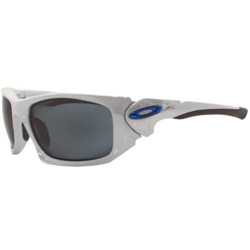 Oakley Custom Scalpel White Chrome Grey Polarized Lens Mens Collector Sunglasses