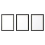 Artiss Photo Frame 3PCS Set Black