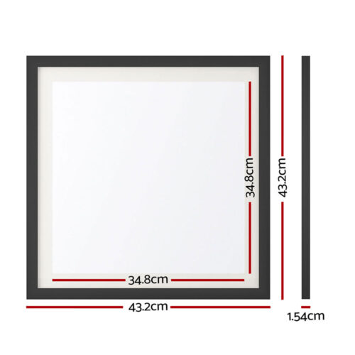 Artiss Photo Frame 2PCS Set Black - Image 2