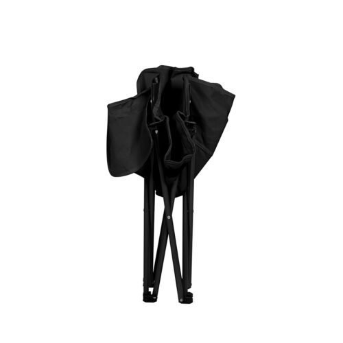 Levede Folding Camping Moon Chair Lightweight Black - Image 5