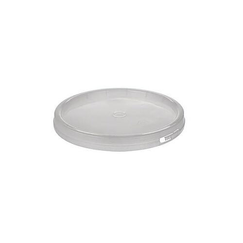 Bulk 10x 2L Plastic Buckets + Lids - Empty White With Handle - Small Food Pail - Image 2