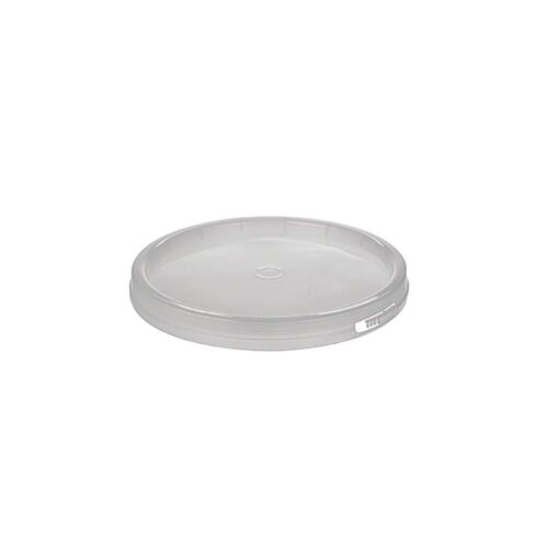 Bulk 10x 5L Plastic Buckets + Lids - Empty White With Handle - Large Food Pail - Image 2