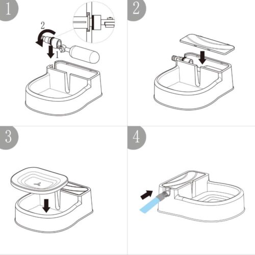 Auto Filling Dog Drinking Water Fountain - Outdoor Automatic Pet Drinking Bowl - Image 4