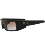 Ex Display Oakley Custom Gascan Matte Black Clear Gradient Lens Mens Sunglasses