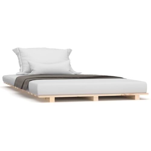 Bed Frame 90x190cm Solid Wood Pine - Image 9