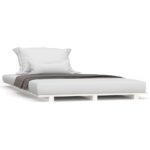 Bed Frame White 90x190cm Solid Wood Pine