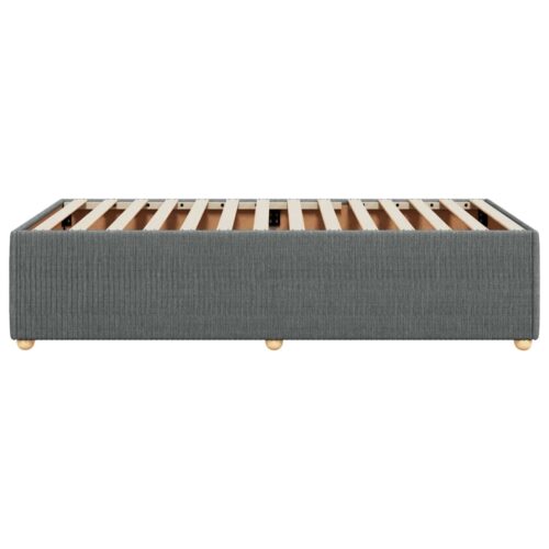 Bed Frame Dark Grey 90x190cm Fabric - Image 5