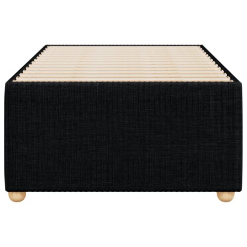 Bed Frame Black 90x190cm Fabric - Image 4