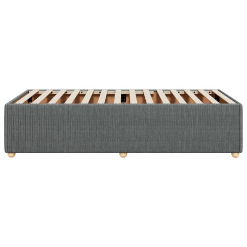 Bed Frame Dark Grey 90x190cm Fabric - Image 5