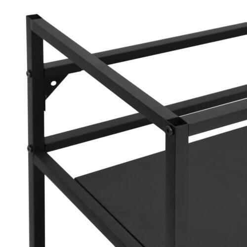 Bathroom Washbasin Frame Black 40x38x83cm Iron - Image 6