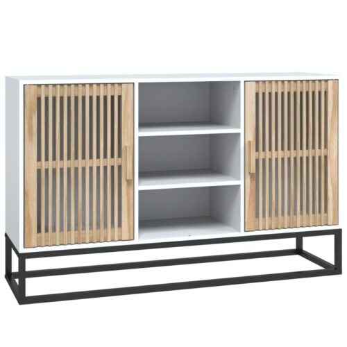Sideboard White 105x30x65cm Engineered Wood