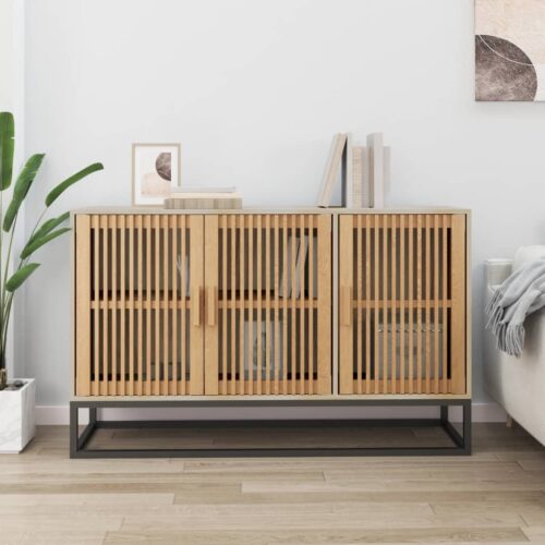 Sideboard 105x30x65cm Engineered Wood - Image 2