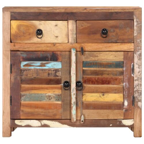 Sideboard 70x30x68cm Solid Reclaimed Wood - Image 13