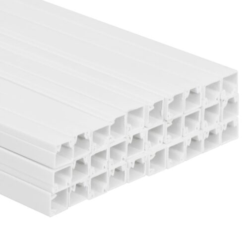 Cable Trunking 10x10mm 30M PVC Cord Cover Ducting Management - Image 5