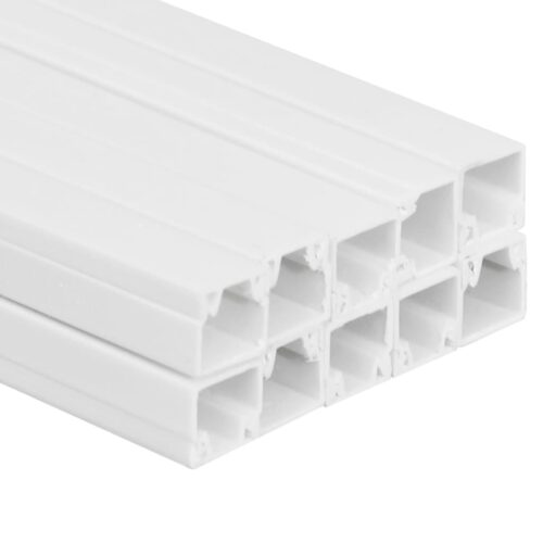 Cable Trunking 30x20mm 10M PVC Cord Cover Ducting Management - Image 5