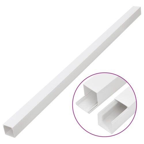 Cable Trunking 40x25mm 10M PVC Cord Cover Ducting Management - Image 3