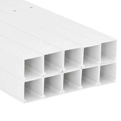 Cable Trunking 40x25mm 10M PVC Cord Cover Ducting Management - Image 5