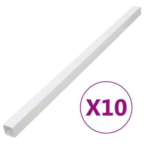 Cable Trunking 40x25mm 10M PVC Cord Cover Ducting Management - Image 10