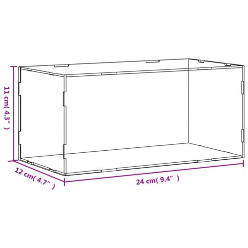 Display Box Transparent 24x12x11cm Acrylic - Image 6