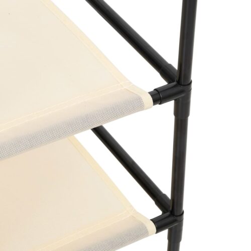 Storage Cabinet with 6 Drawers 55x29x55cm Cream Steel - Image 7