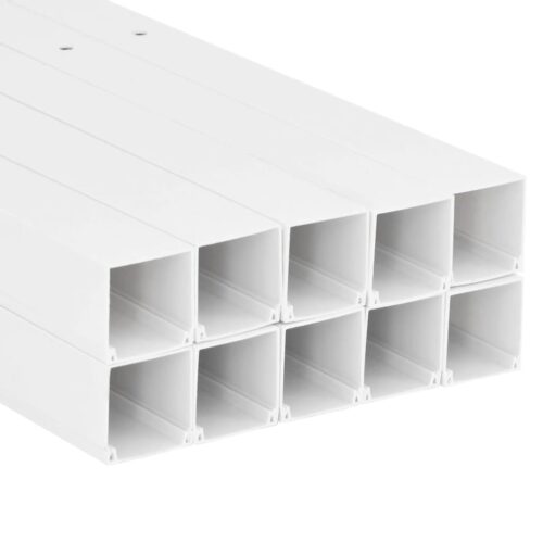 Cable Trunking 60x40mm 10M PVC Cord Cover Ducting Management - Image 5