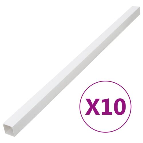 Cable Trunking 60x40mm 10M PVC Cord Cover Ducting Management - Image 10